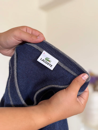 Lacoste V-Neck Knit Sweater 25% Lã