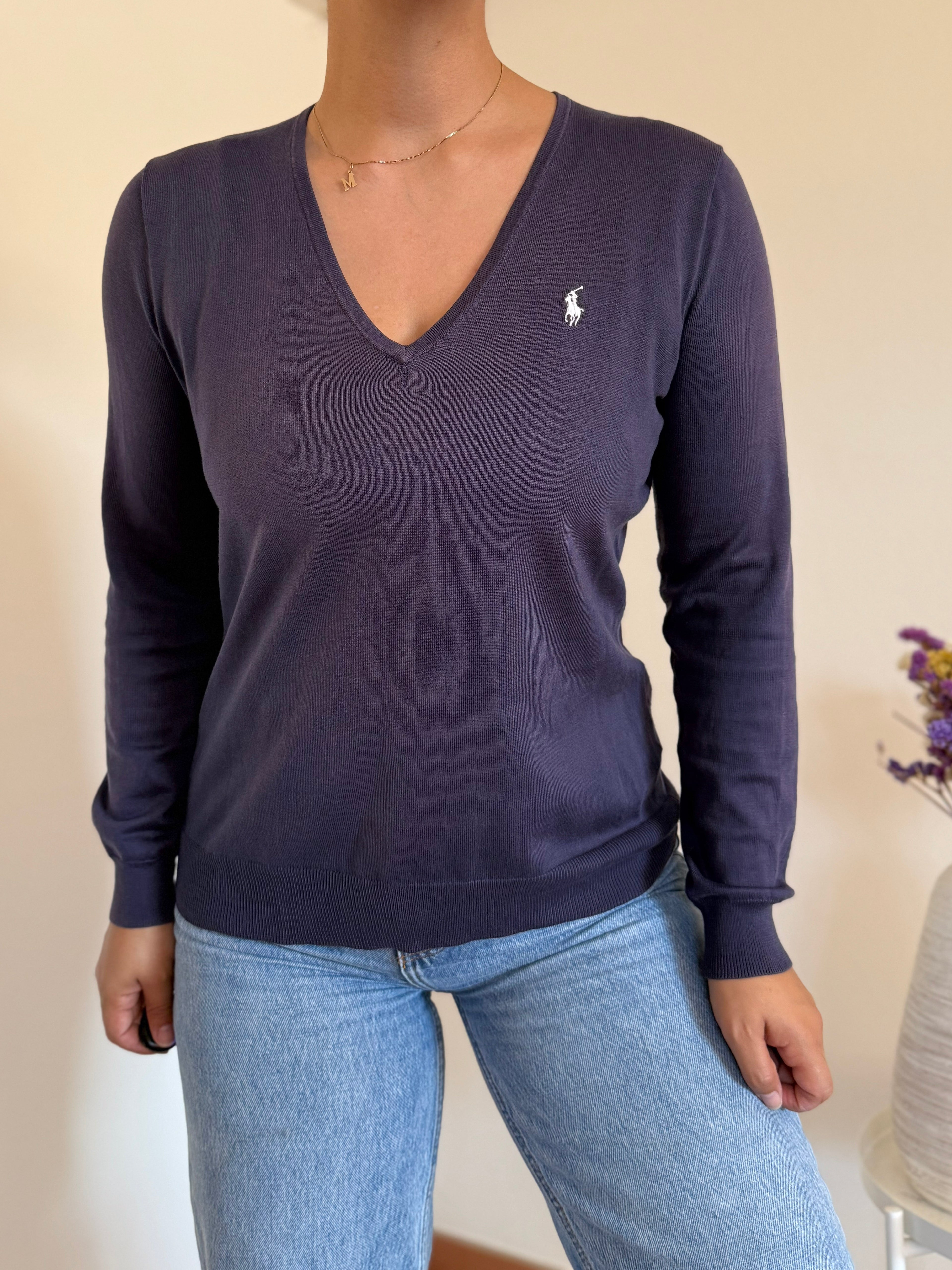 Ralph Lauren V-Neck Knit Sweater