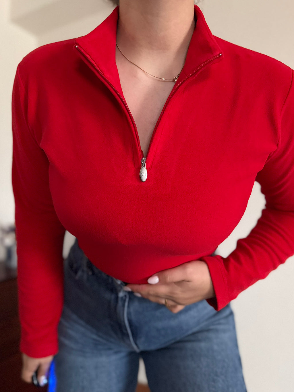 Champion Fleece 1/4 Zip Sweater