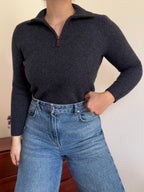 Polo Ralph Lauren 1/4 Zip Neck Sweater 100% Lambswool