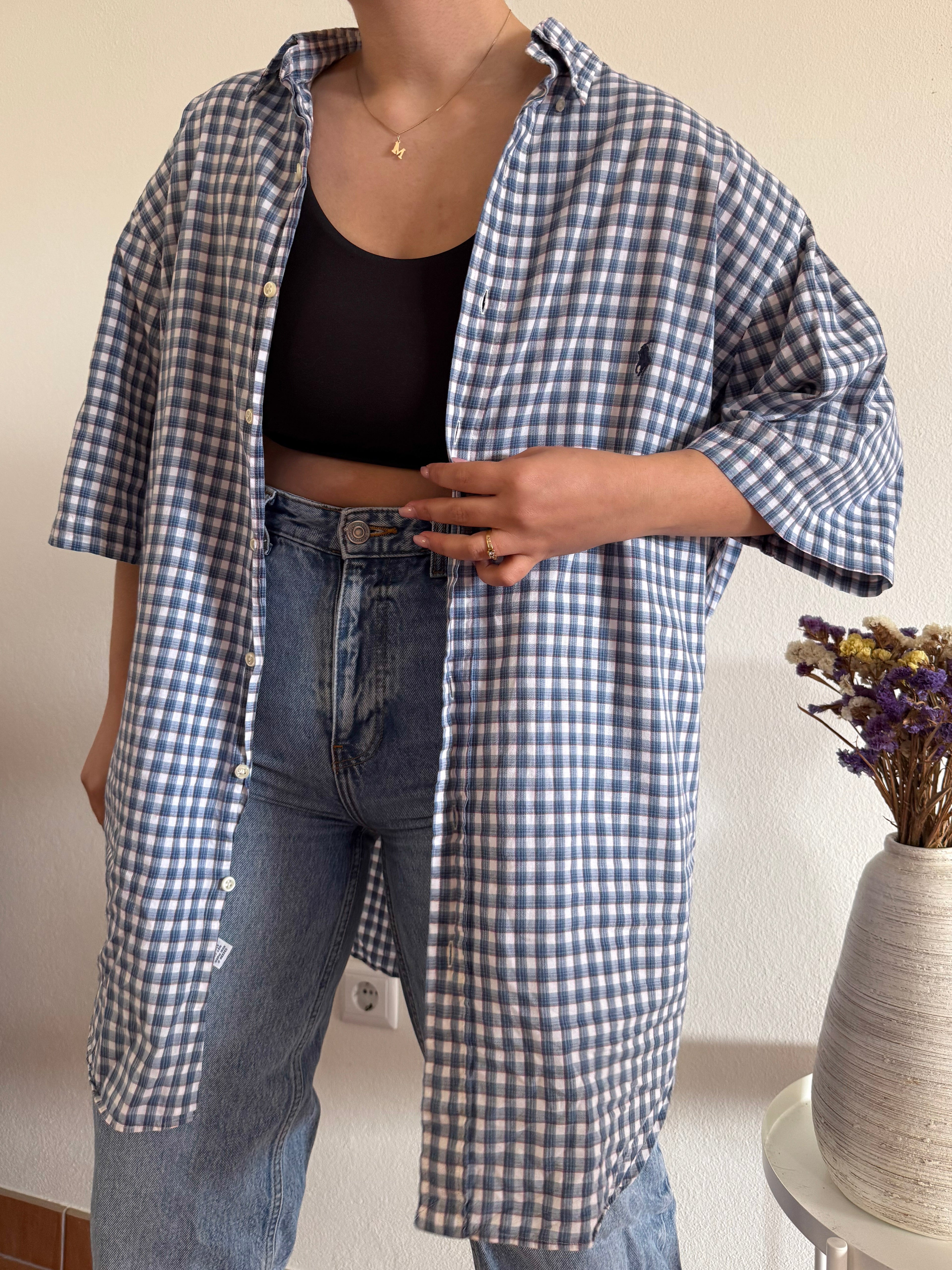 Ralph Lauren Shirt Plaid 100% Cotton