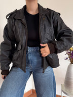 Vintage Biker Leather Jacket