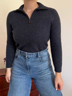 Polo Ralph Lauren 1/4 Zip Neck Sweater 100% Lambswool