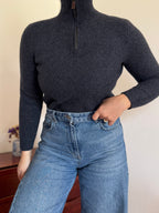 Polo Ralph Lauren 1/4 Zip Neck Sweater 100% Lambswool