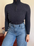 Polo Ralph Lauren 1/4 Zip Neck Sweater 100% Lambswool