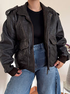 Vintage Biker Leather Jacket