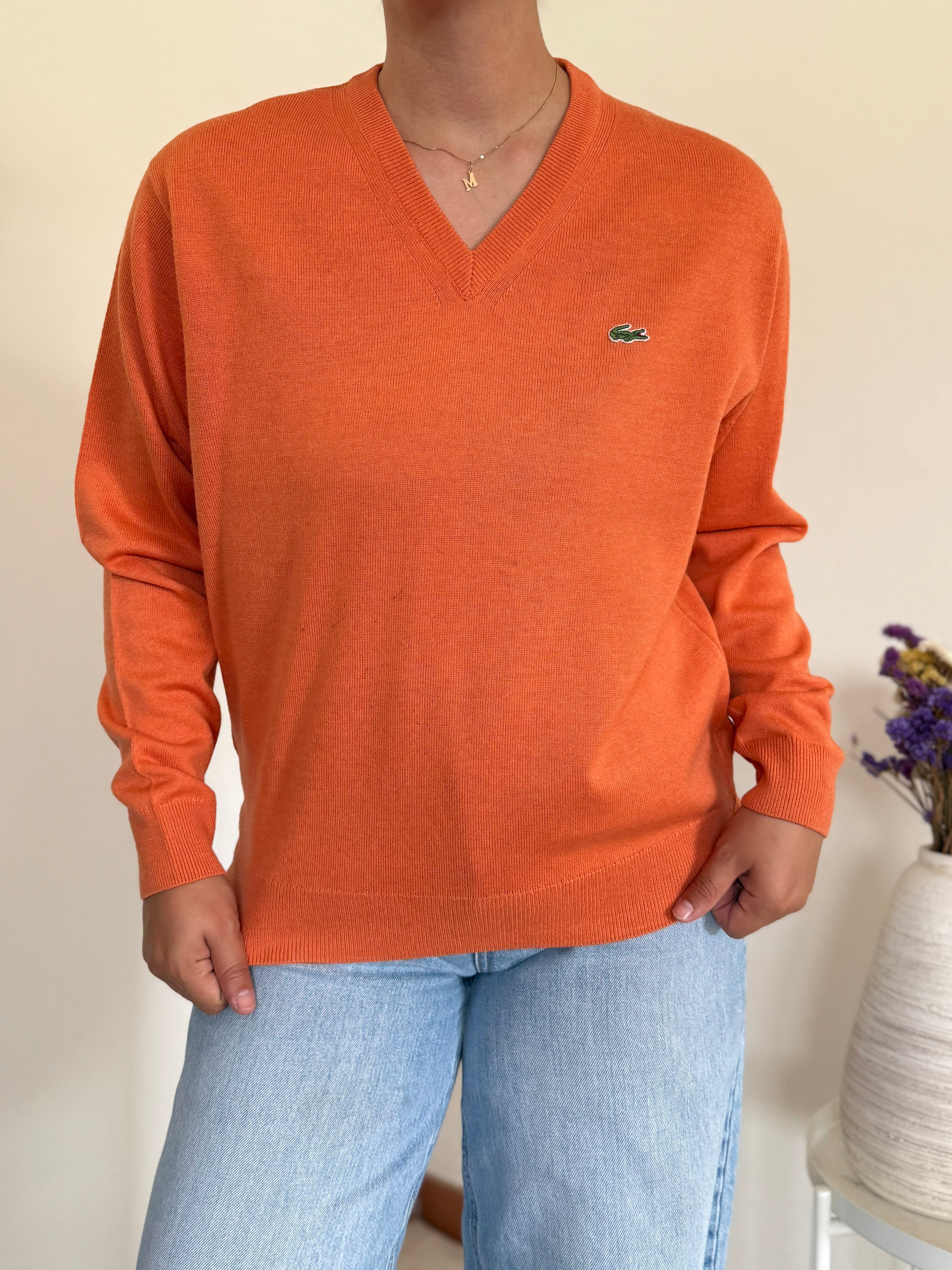 Lacoste V-Neck Sweater 50% Lã