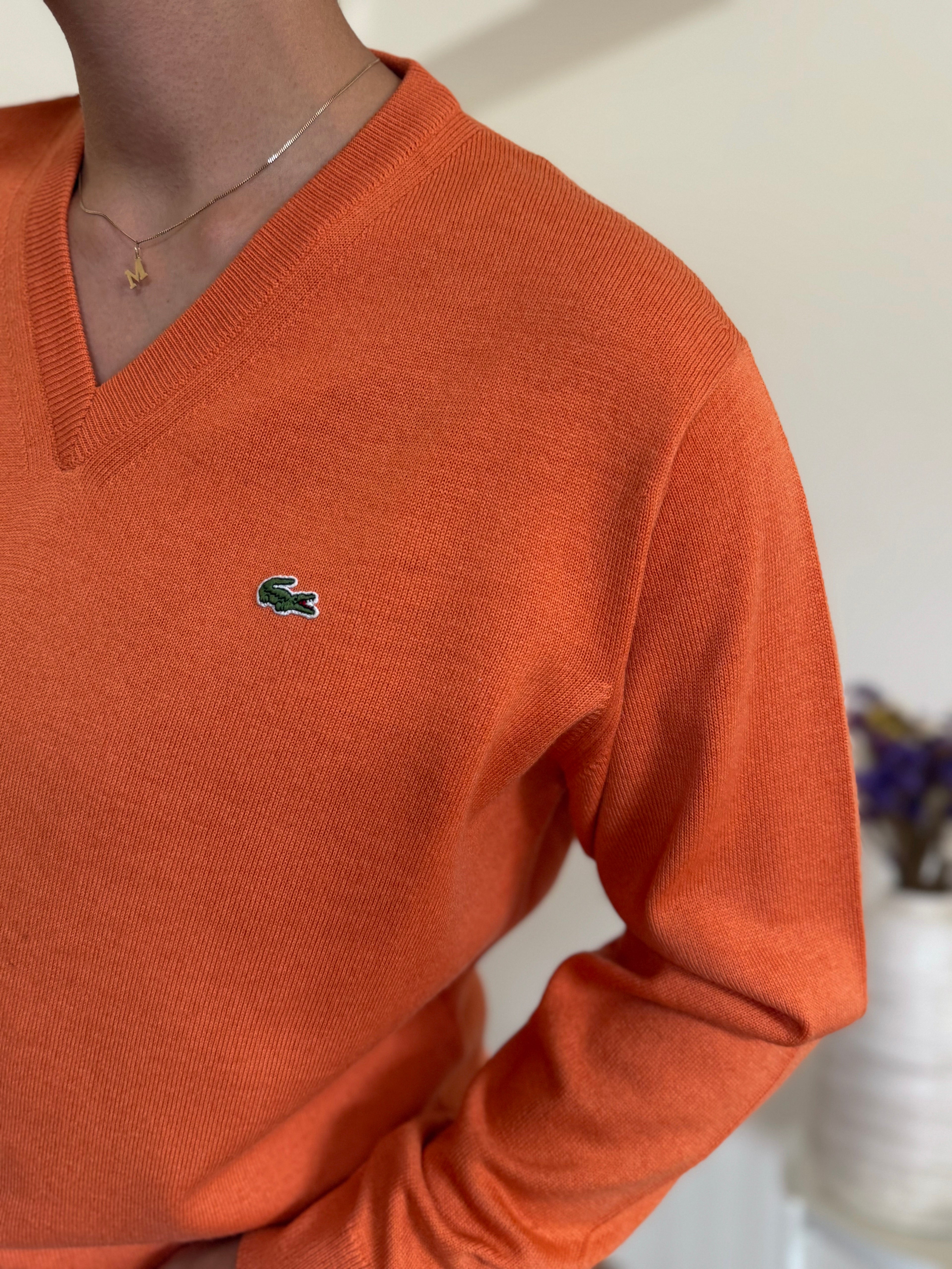 Lacoste V-Neck Sweater 50% Lã