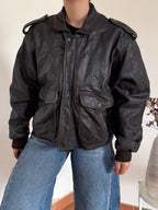 Vintage Biker Leather Jacket