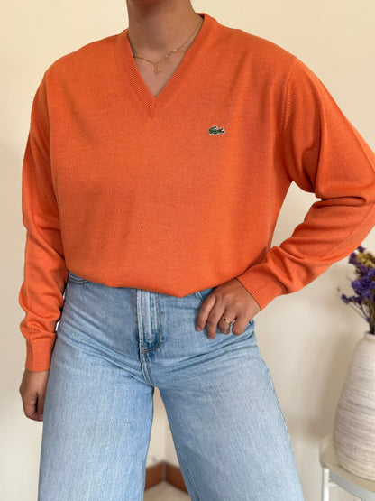 Lacoste V-Neck Sweater 50% Lã