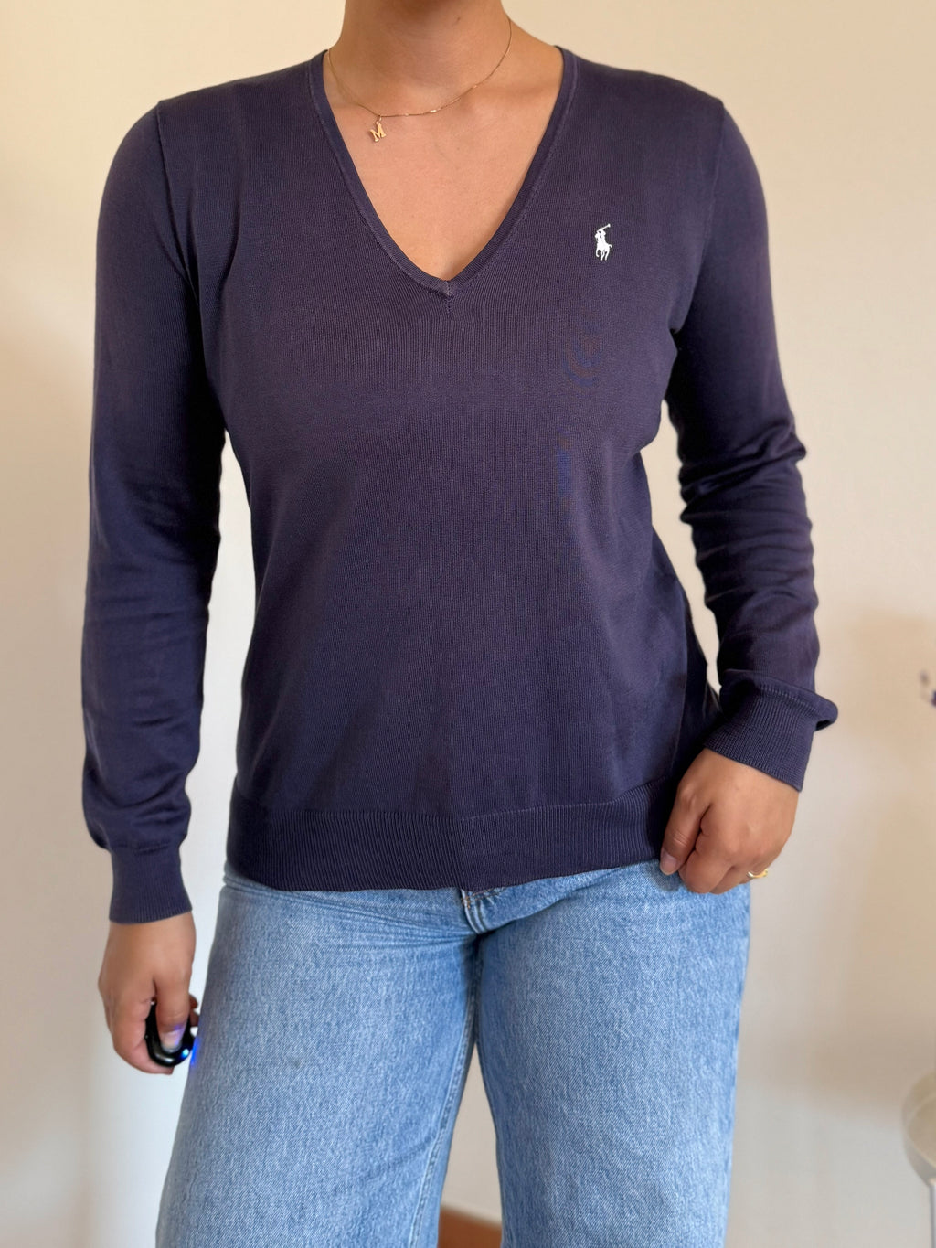 Ralph Lauren V-Neck Knit Sweater