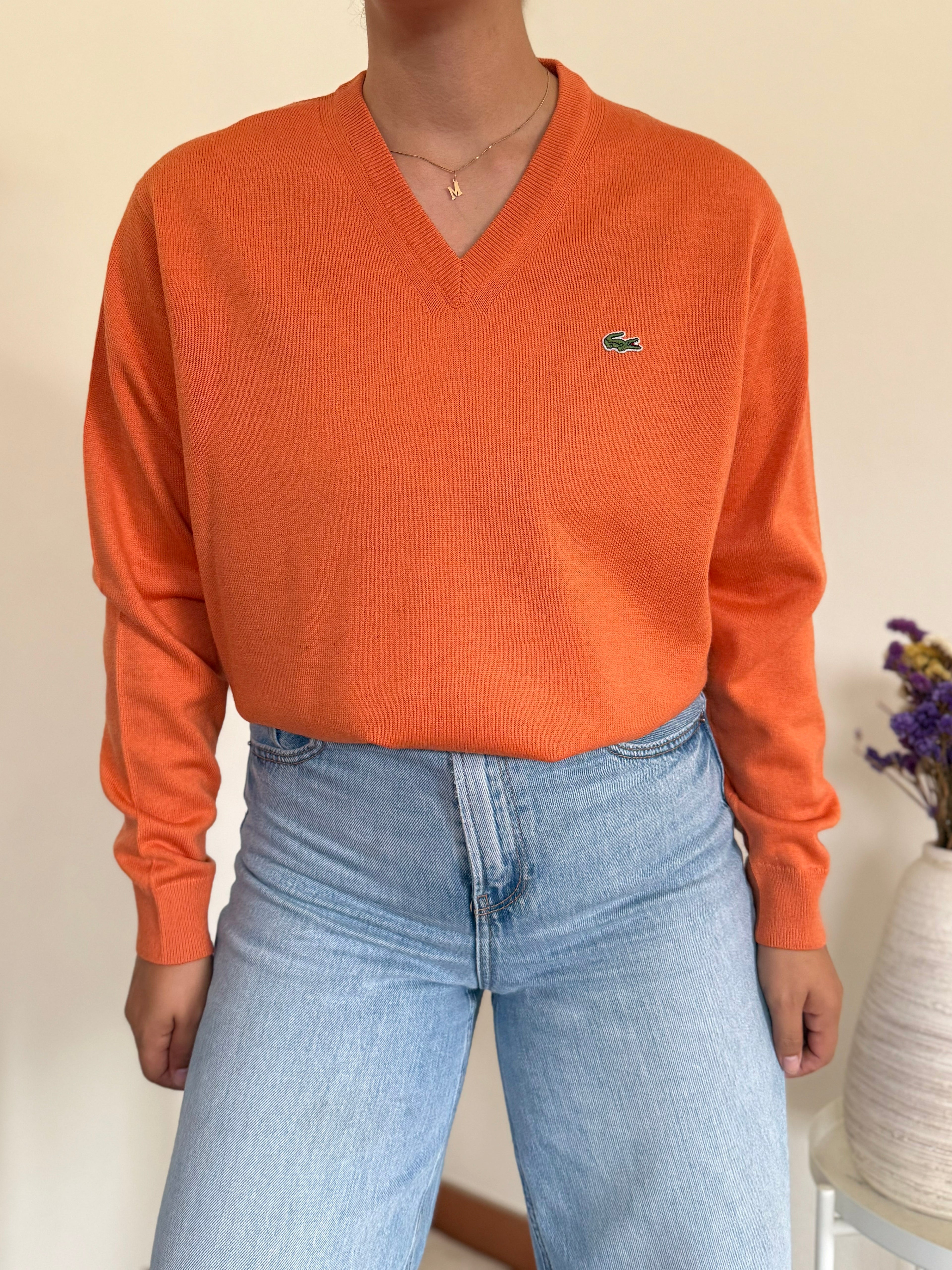 Lacoste V-Neck Sweater 50% Lã