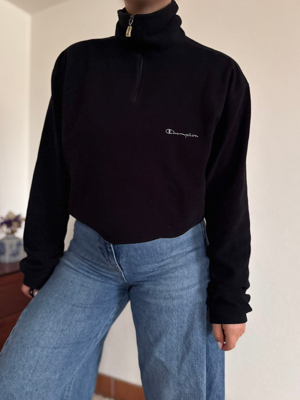 Champion Fleece 1/4 Zip Sweater