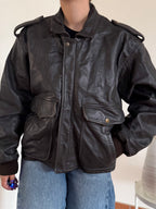 Vintage Biker Leather Jacket