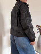 Vintage Biker Leather Jacket
