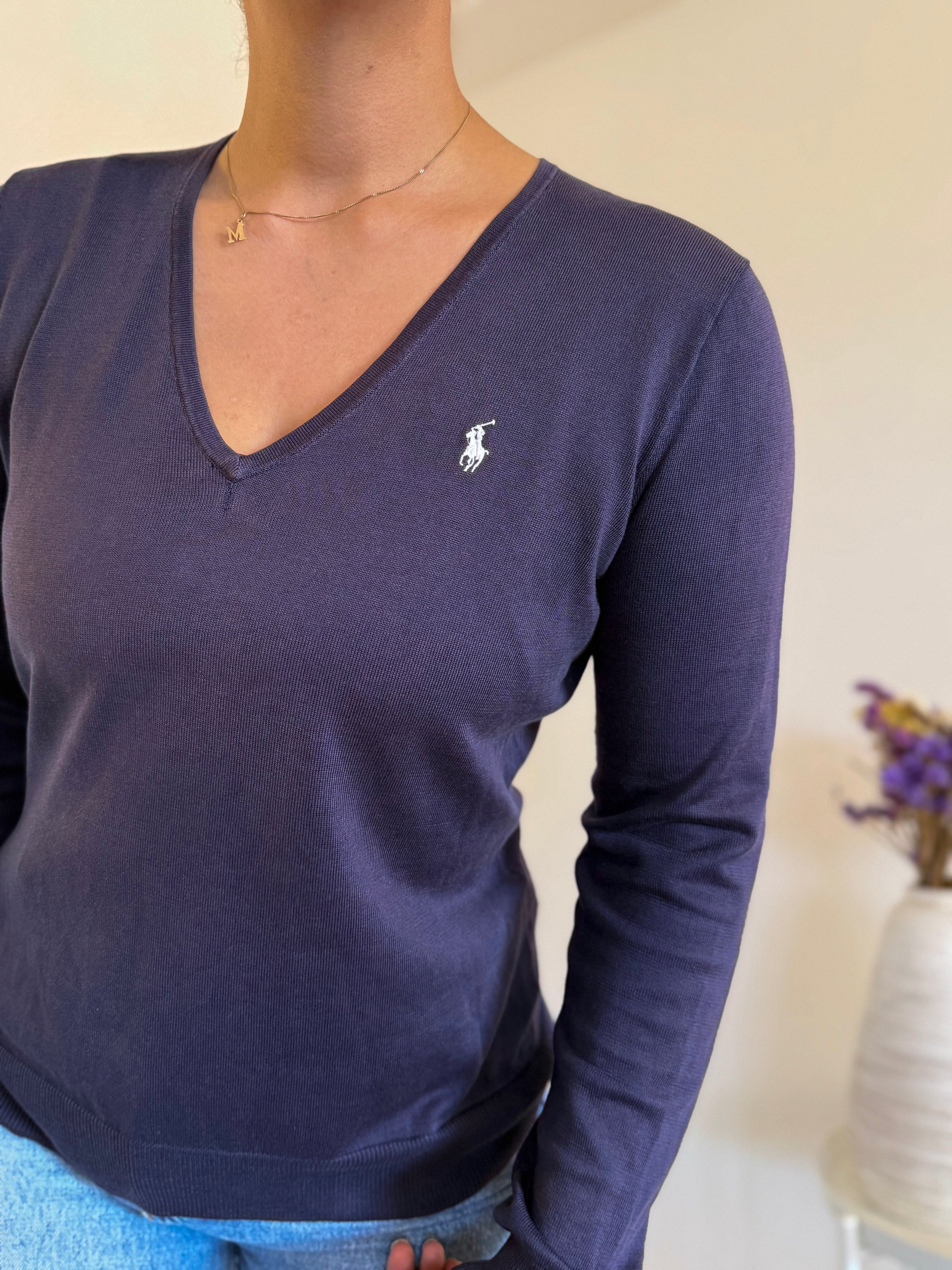 Ralph Lauren V-Neck Knit Sweater