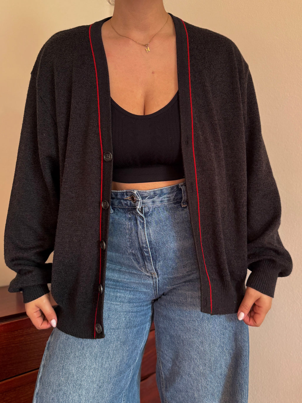 Balenciaga Cardigan Designed for SNCF between 1990-1996 70% Acrylic 30% Wool