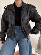 Vintage Biker Leather Jacket