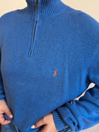 Polo Ralph Lauren 1/4 Zip Neck Sweater 100% Cotton