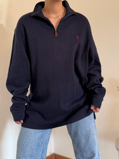 Ralph Lauren 1/4 Zip Neck Knit Sweater