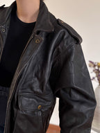 Vintage Biker Leather Jacket