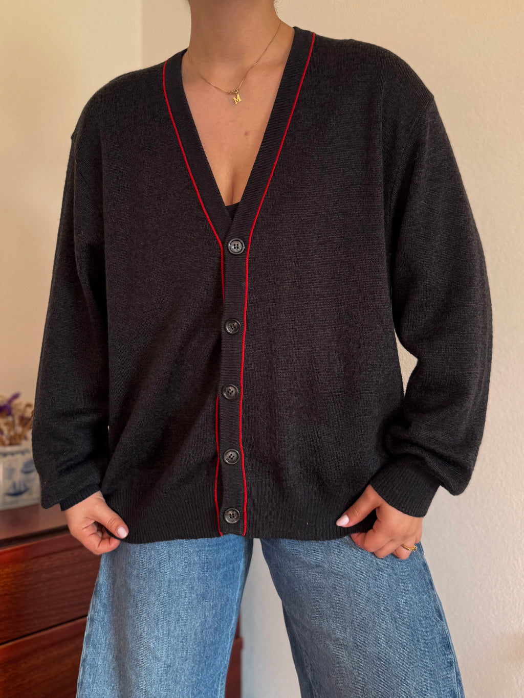 Balenciaga Cardigan Designed for SNCF between 1990-1996 70% Acrylic 30% Wool