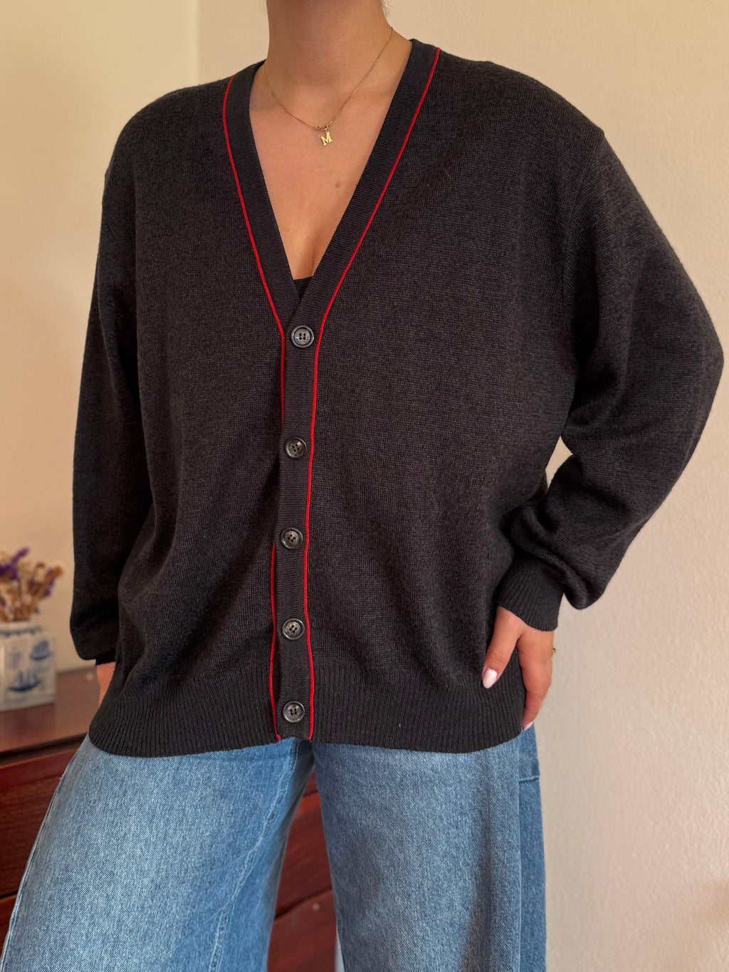 Balenciaga Cardigan Designed for SNCF between 1990-1996 70% Acrylic 30% Wool