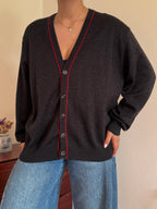 Balenciaga Cardigan Designed for SNCF between 1990-1996 70% Acrylic 30% Wool