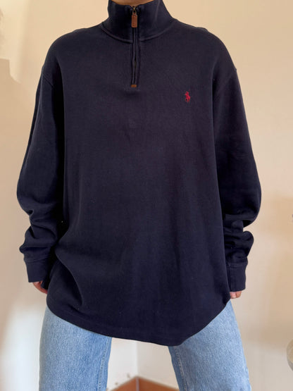 Ralph Lauren 1/4 Zip Neck Knit Sweater