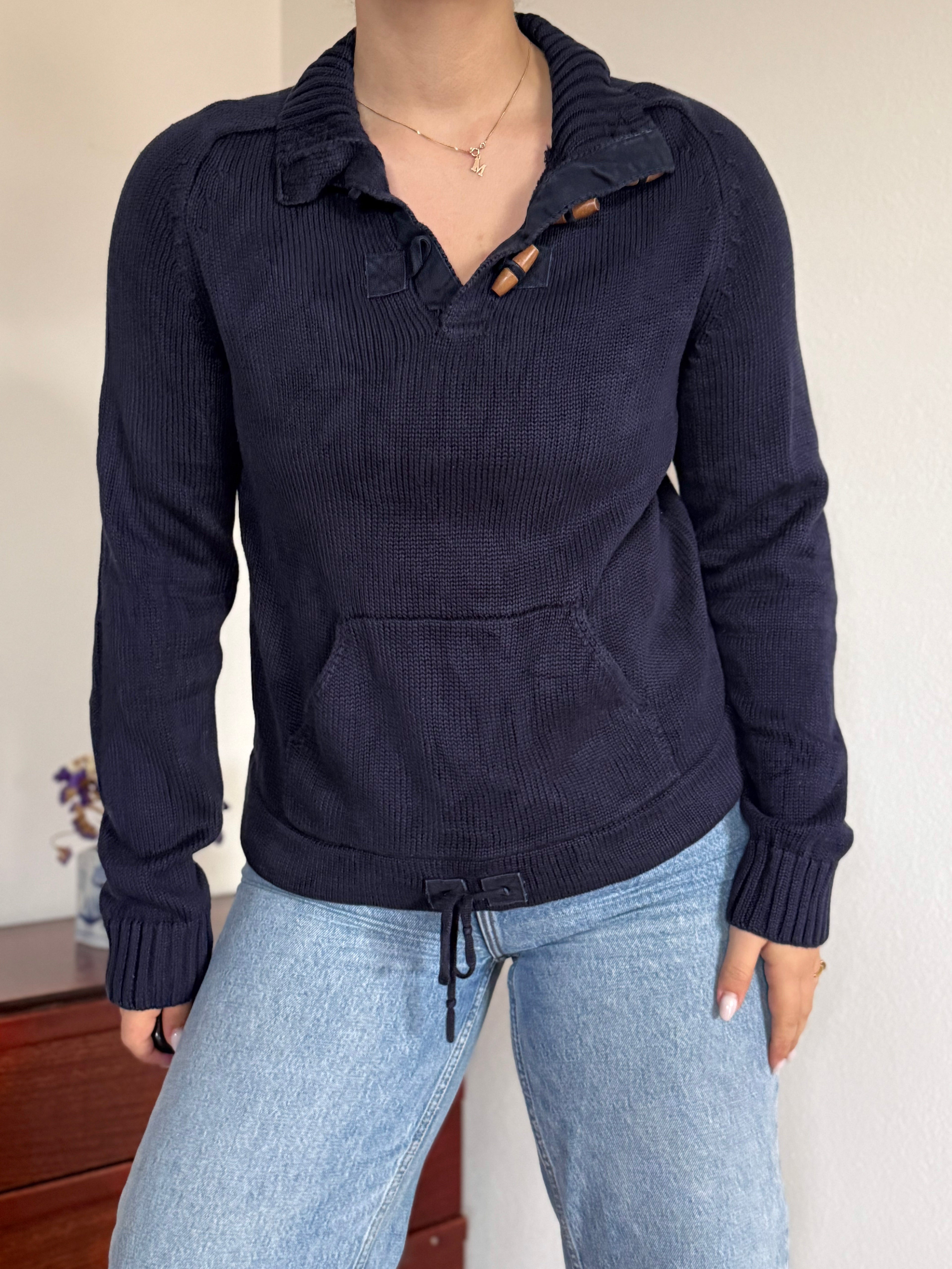 Ralph Lauren V-Neck Knit Jumper 100% Cotton