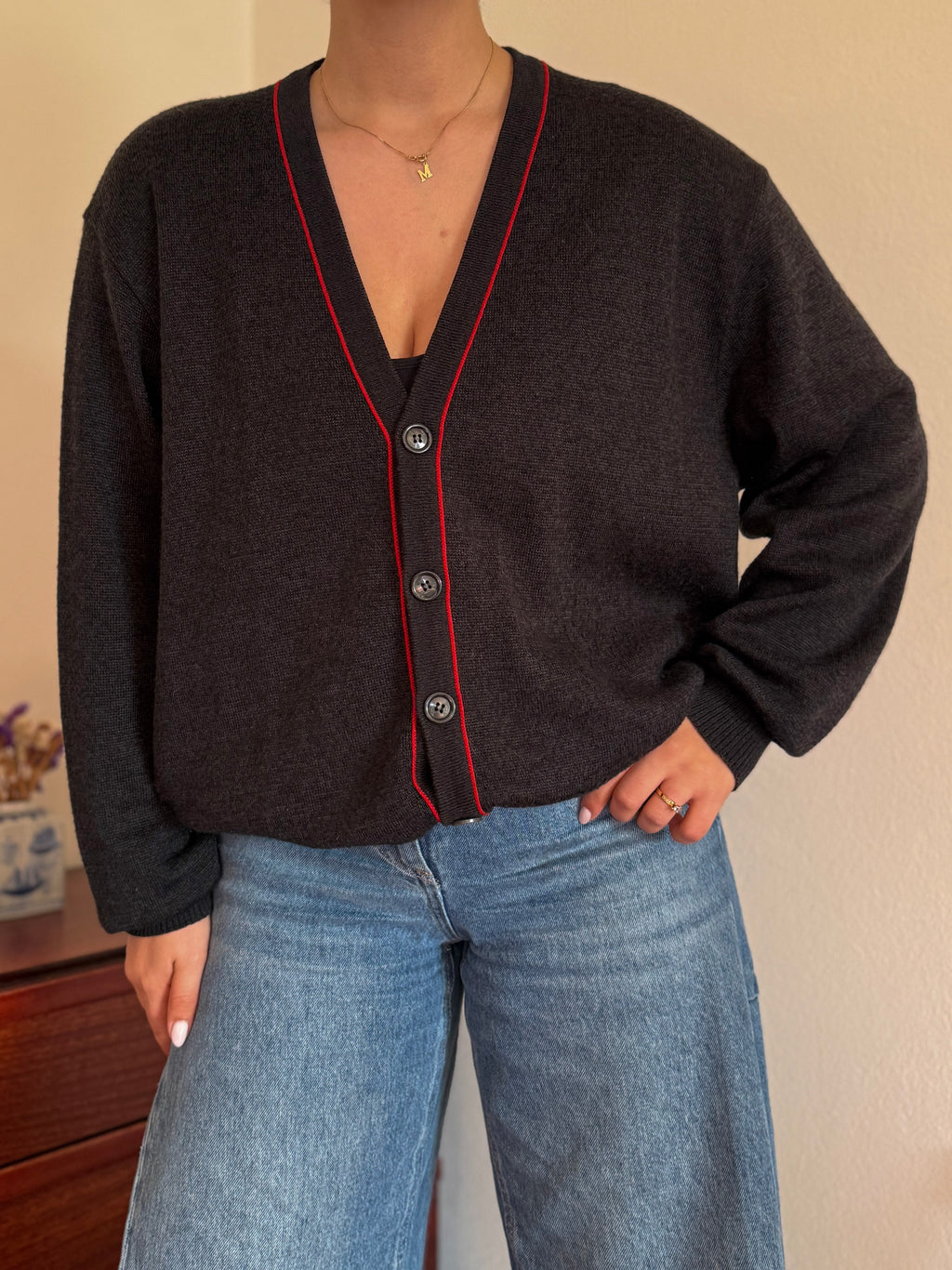 Balenciaga Cardigan Designed for SNCF between 1990-1996 70% Acrylic 30% Wool