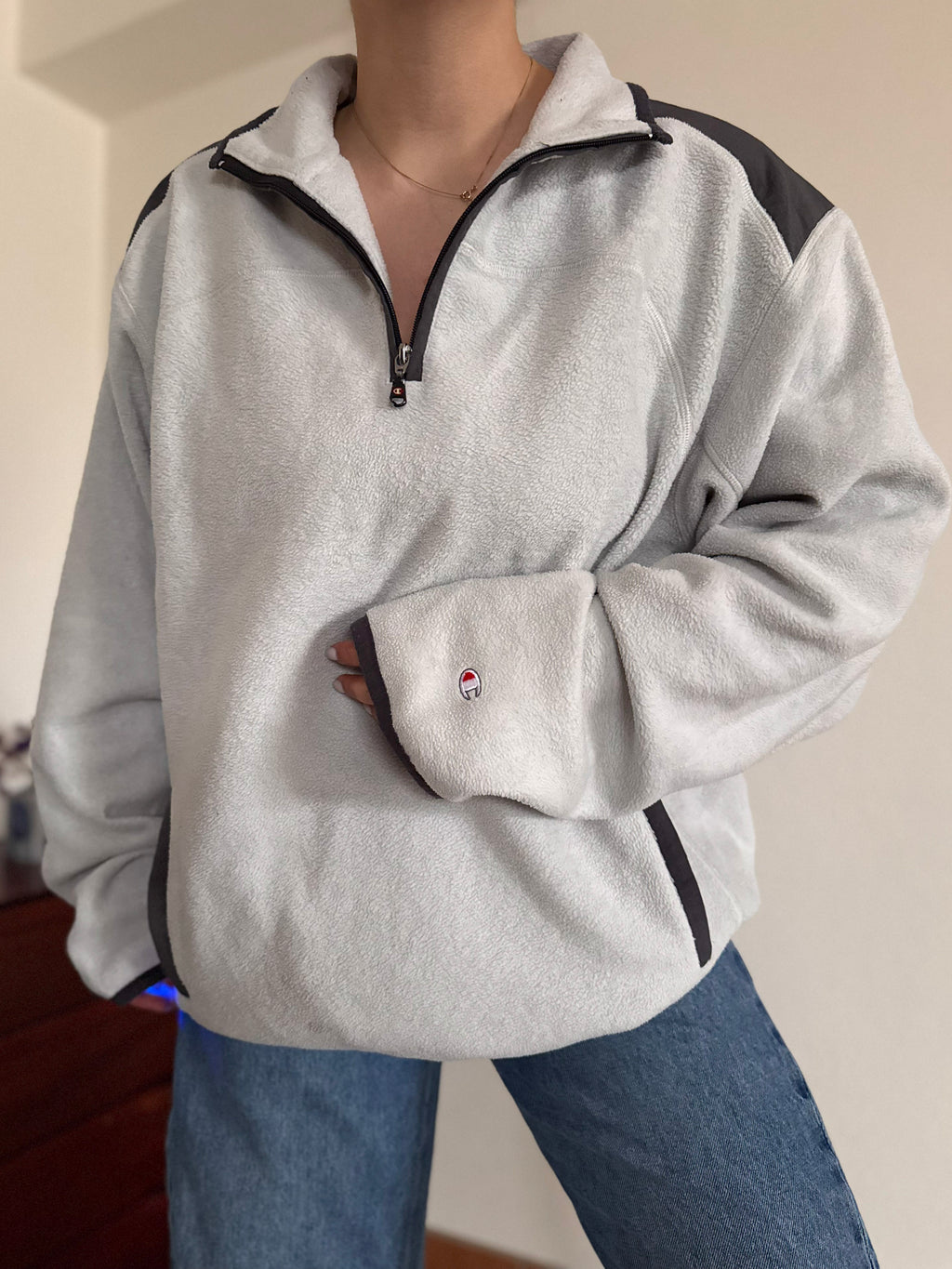 Champion Fleece 1/4 Zip Sweater