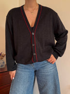 Balenciaga Cardigan Designed for SNCF between 1990-1996 70% Acrylic 30% Wool