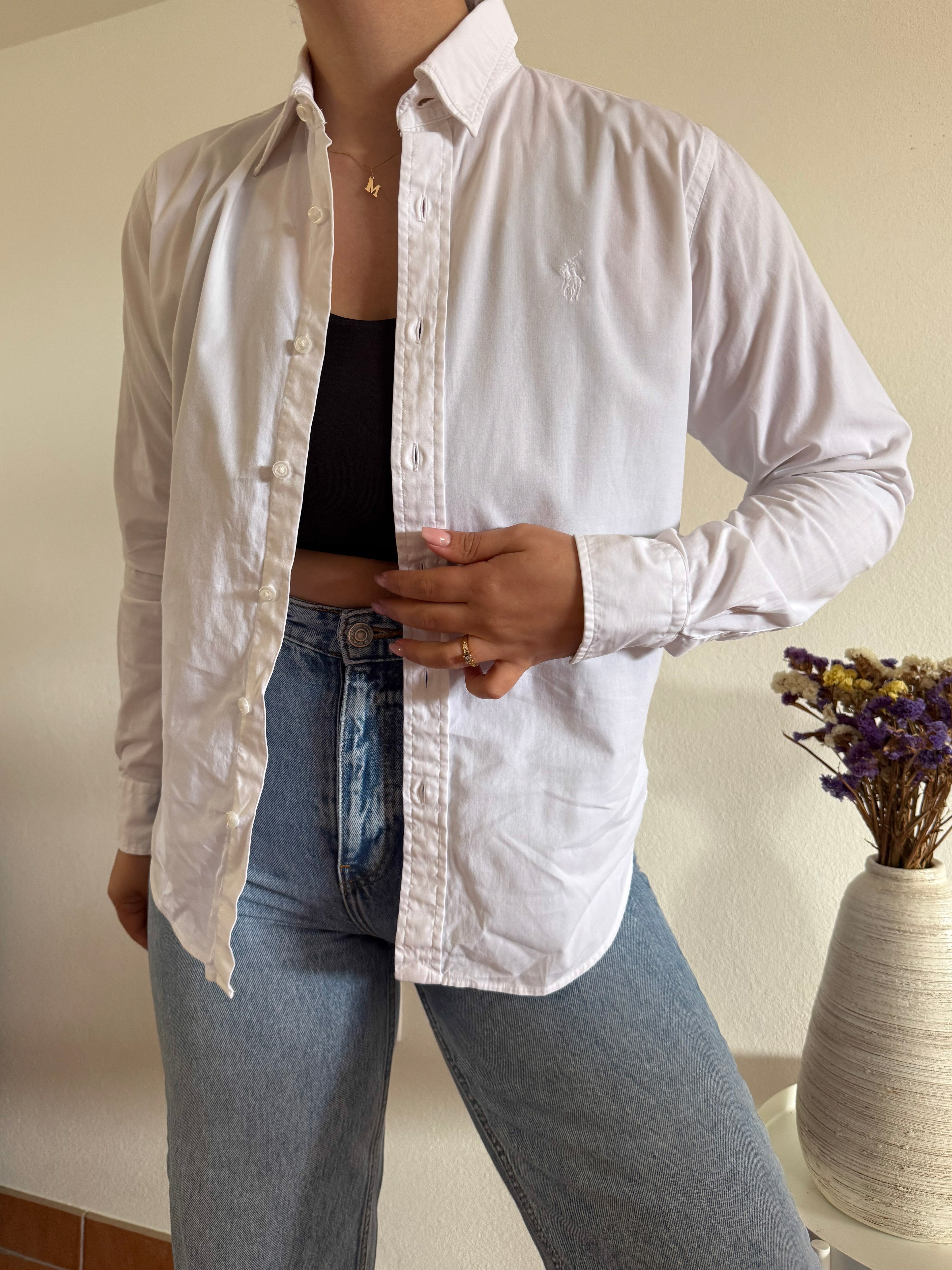 Ralph Lauren Shirt Plain 100% Cotton