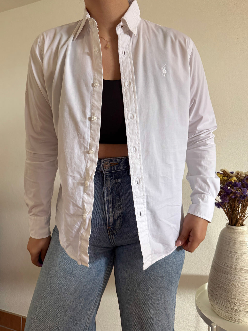 Ralph Lauren Shirt Plain 100% Cotton