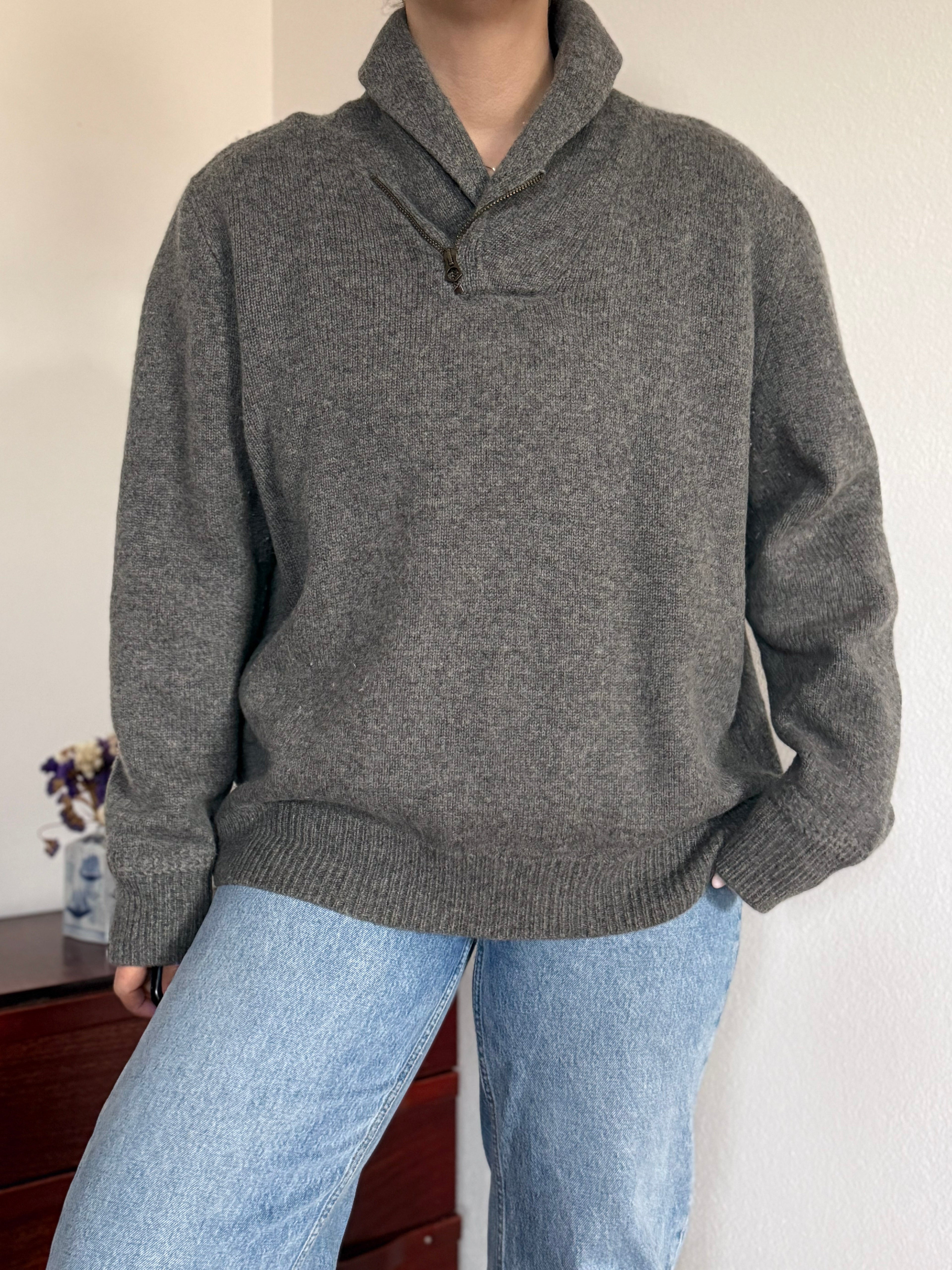 Ralph Lauren V-Neck Knit Jumper 100% Lambswool