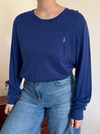 Polo Ralph Lauren Round Neck Sweater 85% Cotton 15% Cashmere