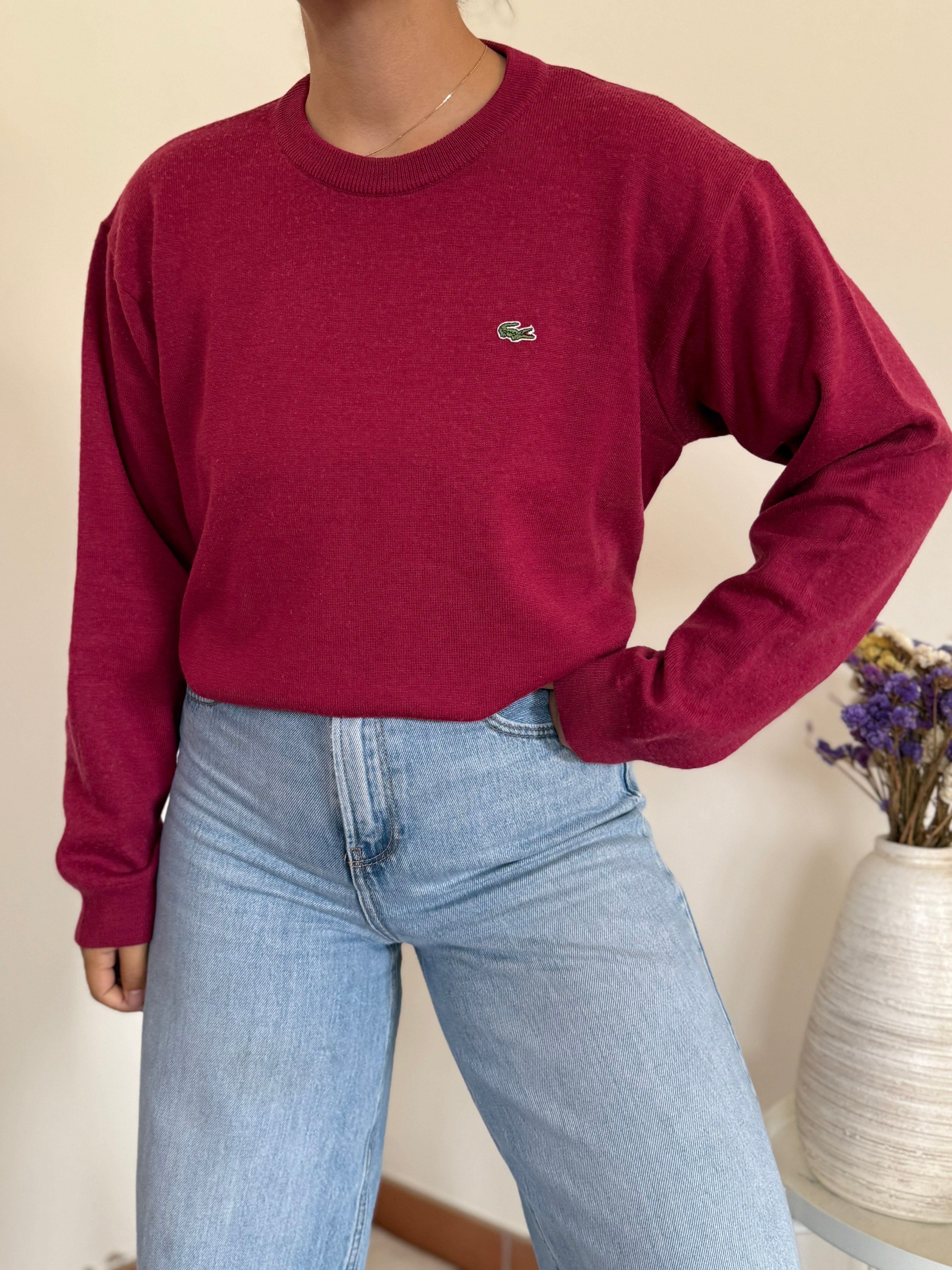 Lacoste Round Neck Sweater 50% Lã