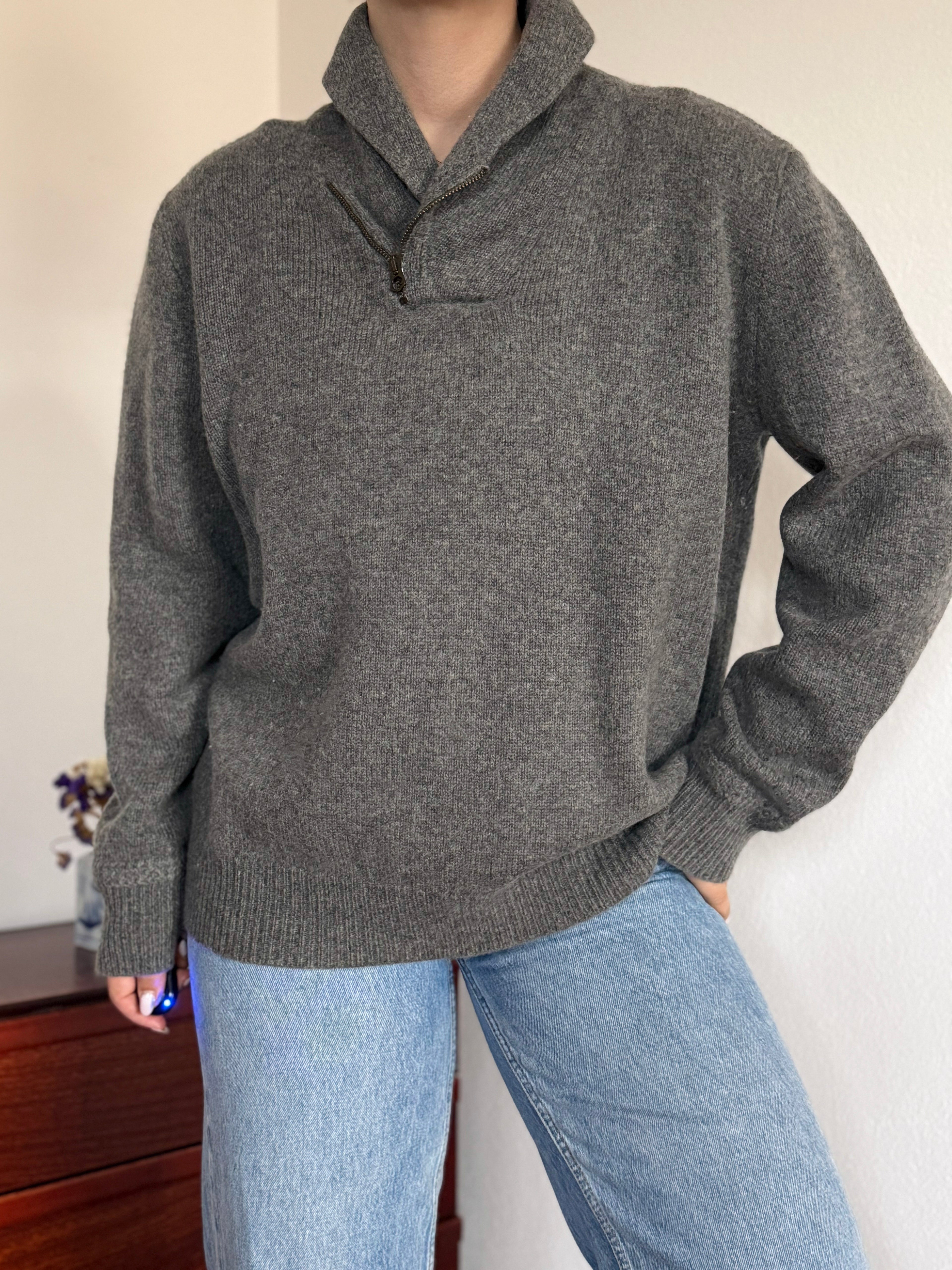 Ralph Lauren V-Neck Knit Jumper 100% Lambswool
