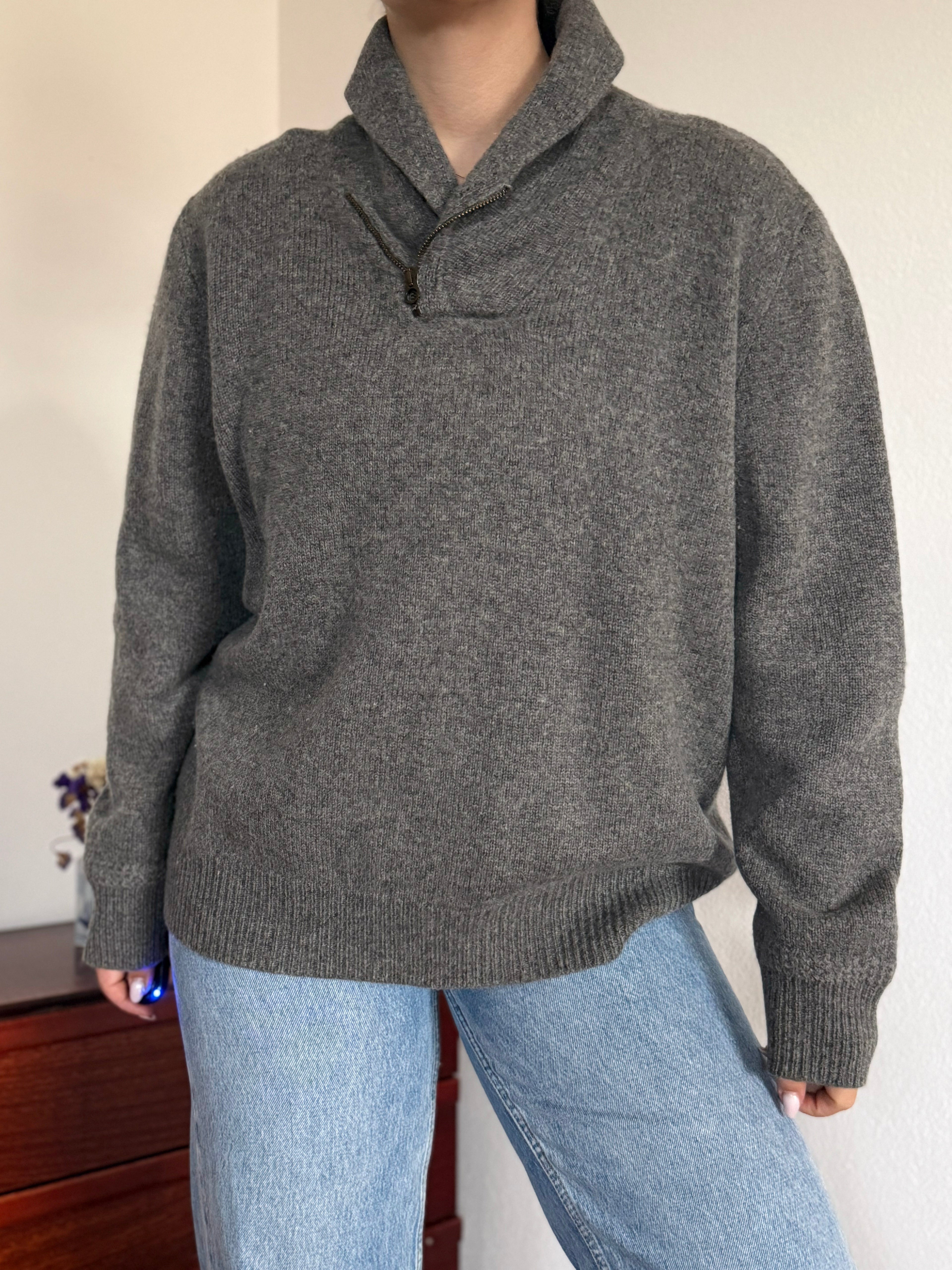 Ralph Lauren V-Neck Knit Jumper 100% Lambswool