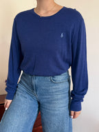 Polo Ralph Lauren Round Neck Sweater 85% Cotton 15% Cashmere