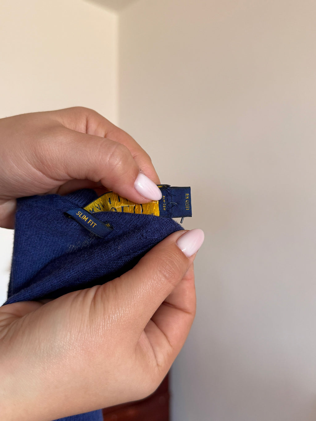 Polo Ralph Lauren Round Neck Sweater 85% Cotton 15% Cashmere