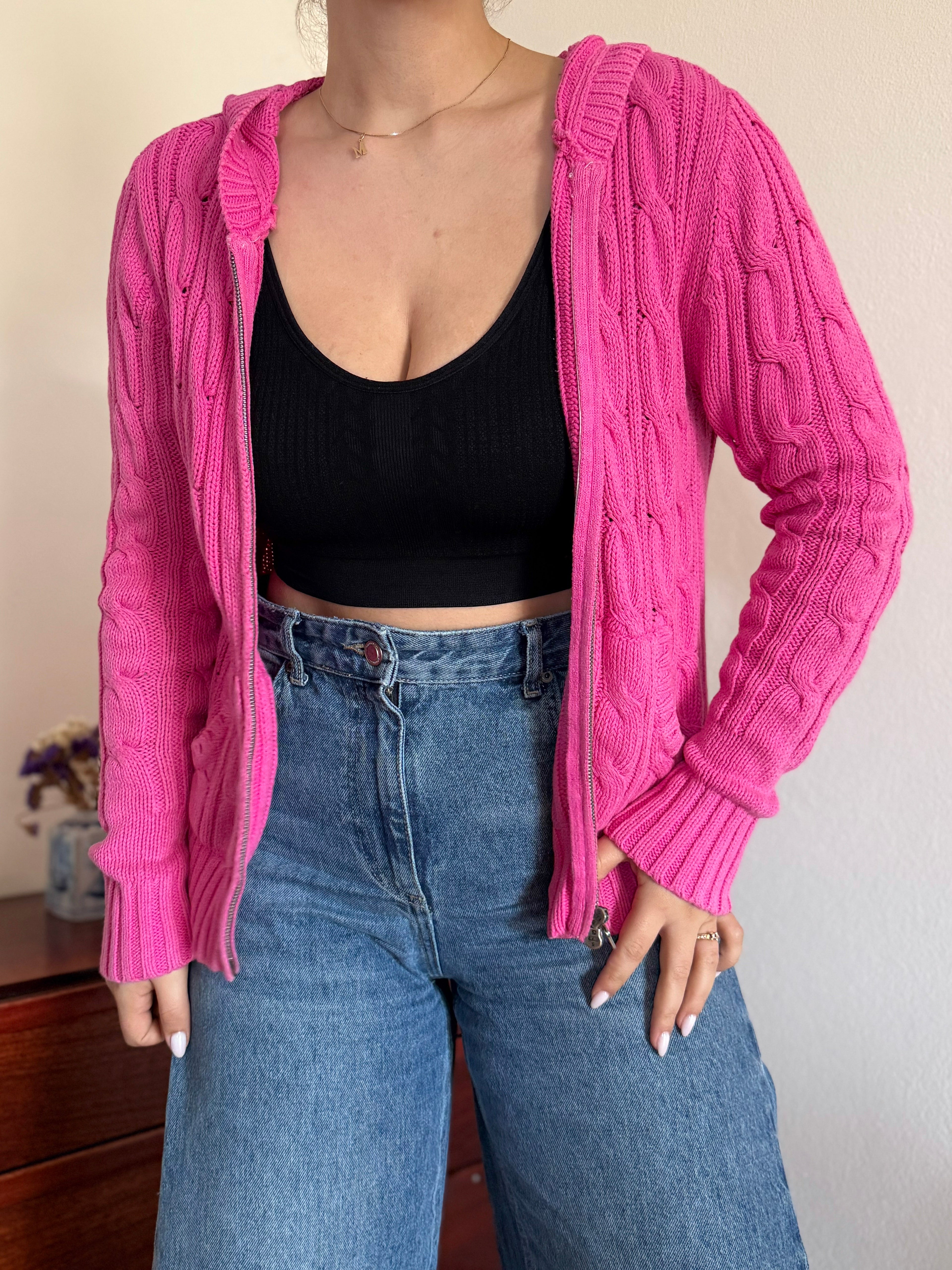 Ralph Lauren Cable Knit Cardigan 100% Cotton