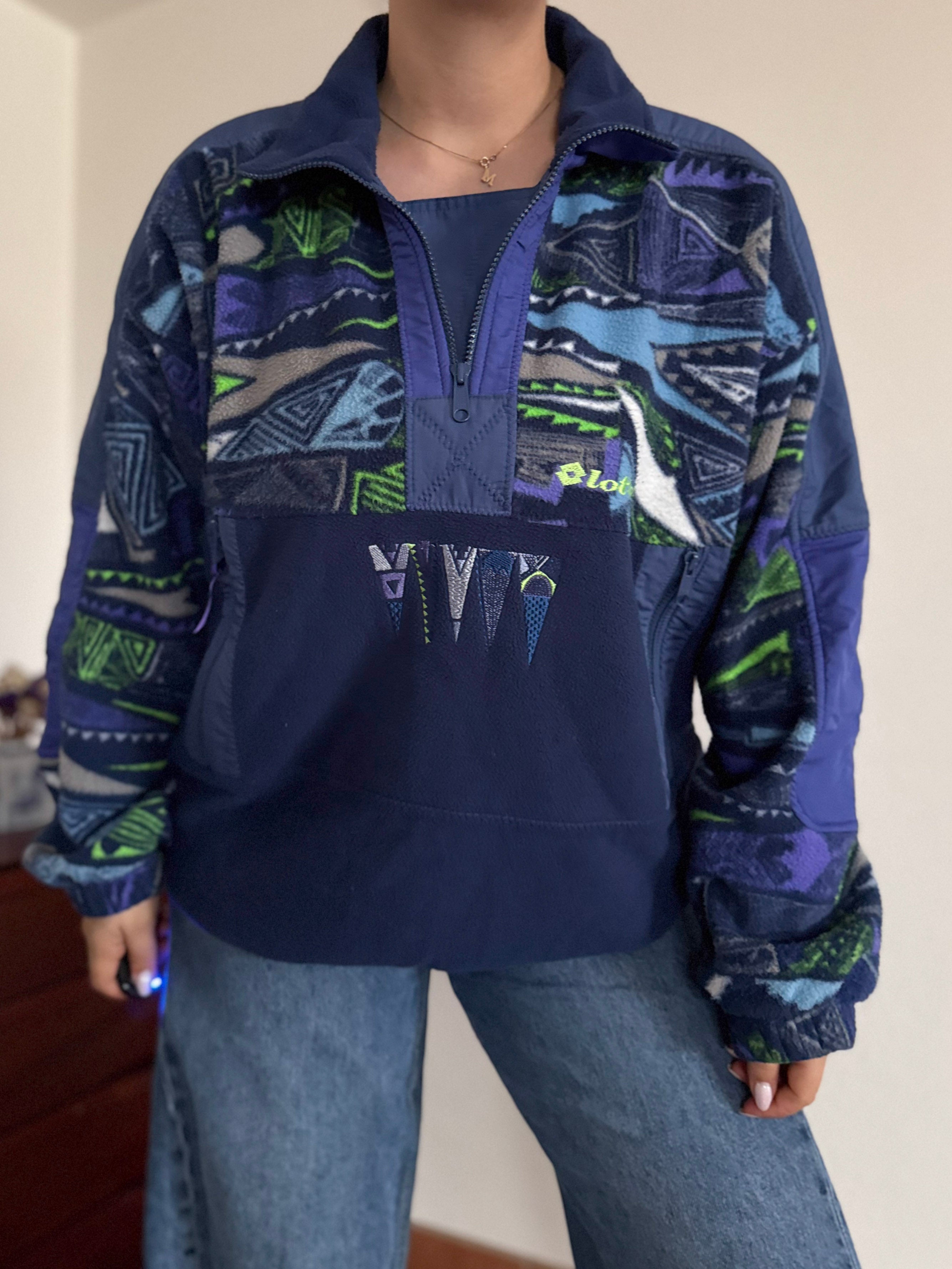 Lotto Vintage Crazy Fleece 1/4 Zip Sweater