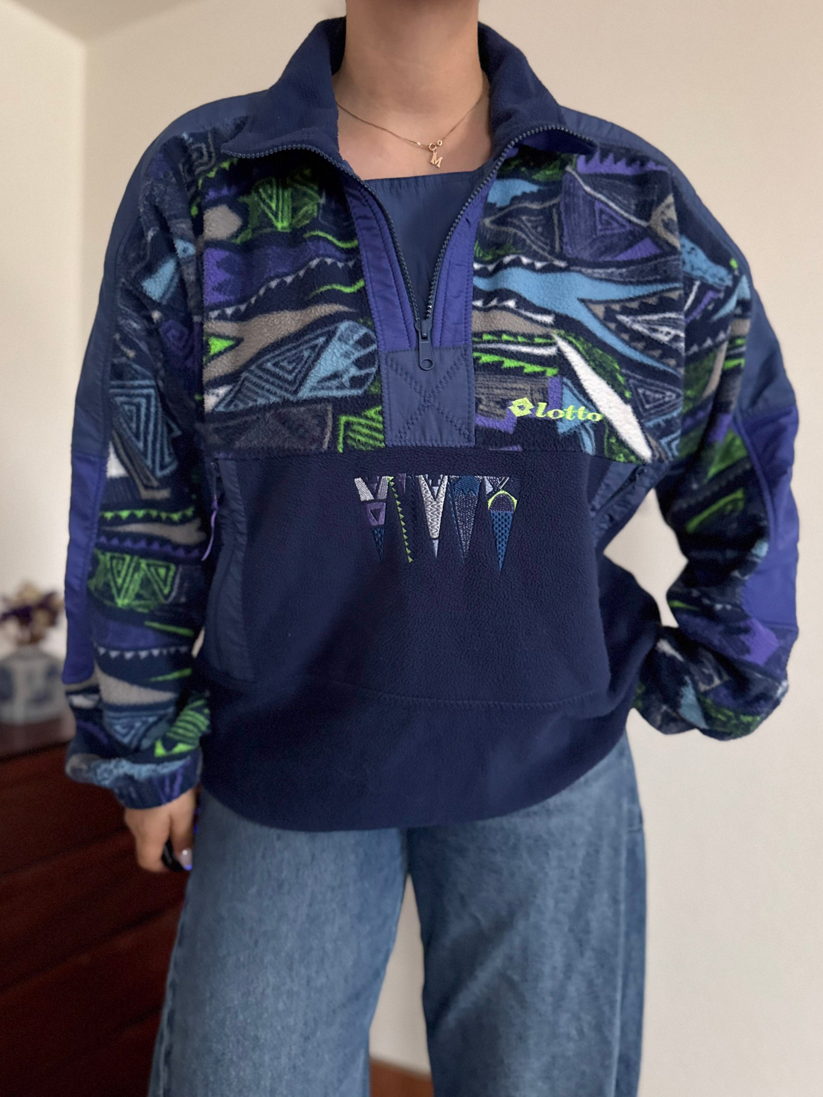 Lotto Vintage Crazy Fleece 1/4 Zip Sweater