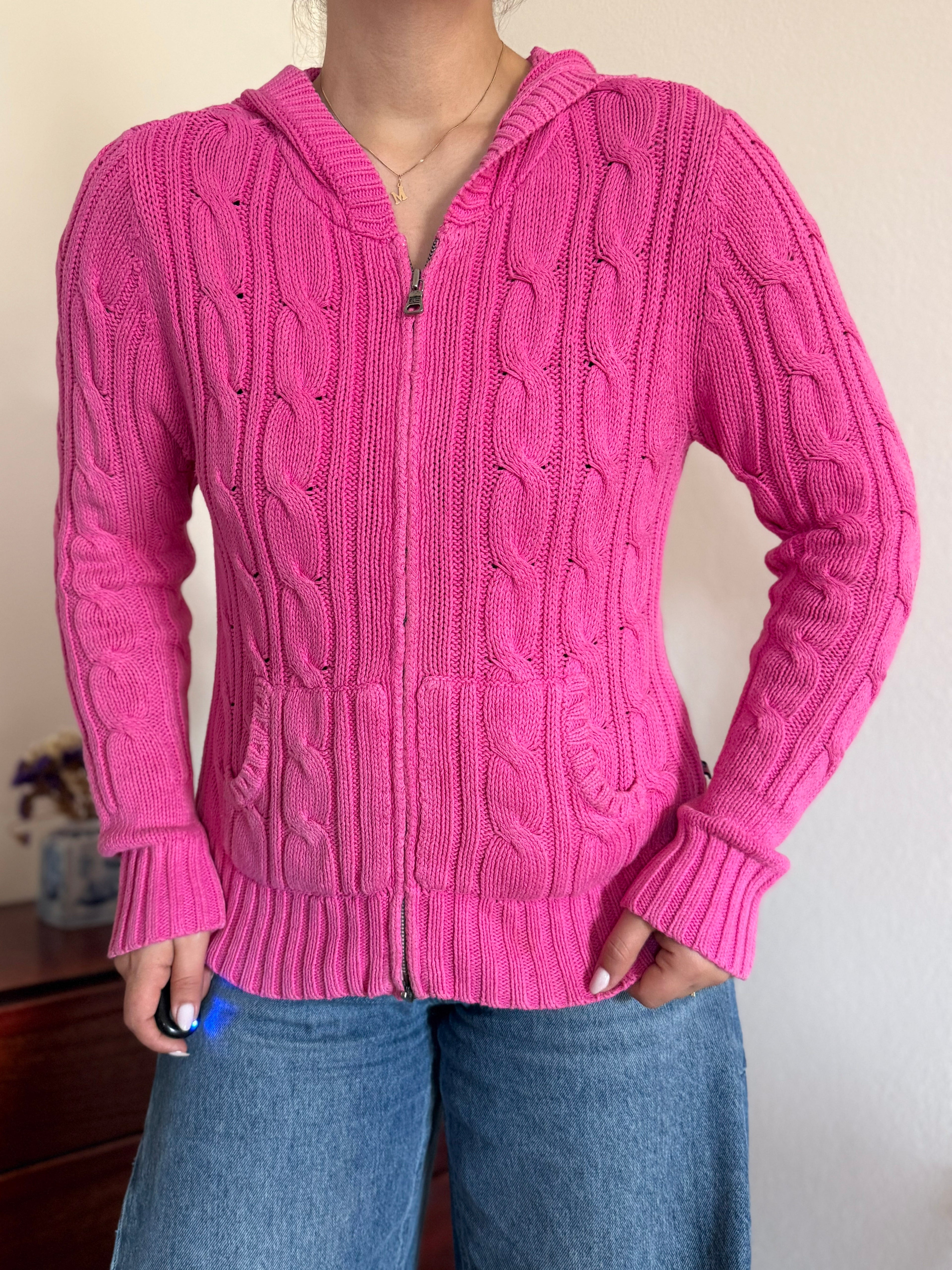 Ralph Lauren Cable Knit Cardigan 100% Cotton