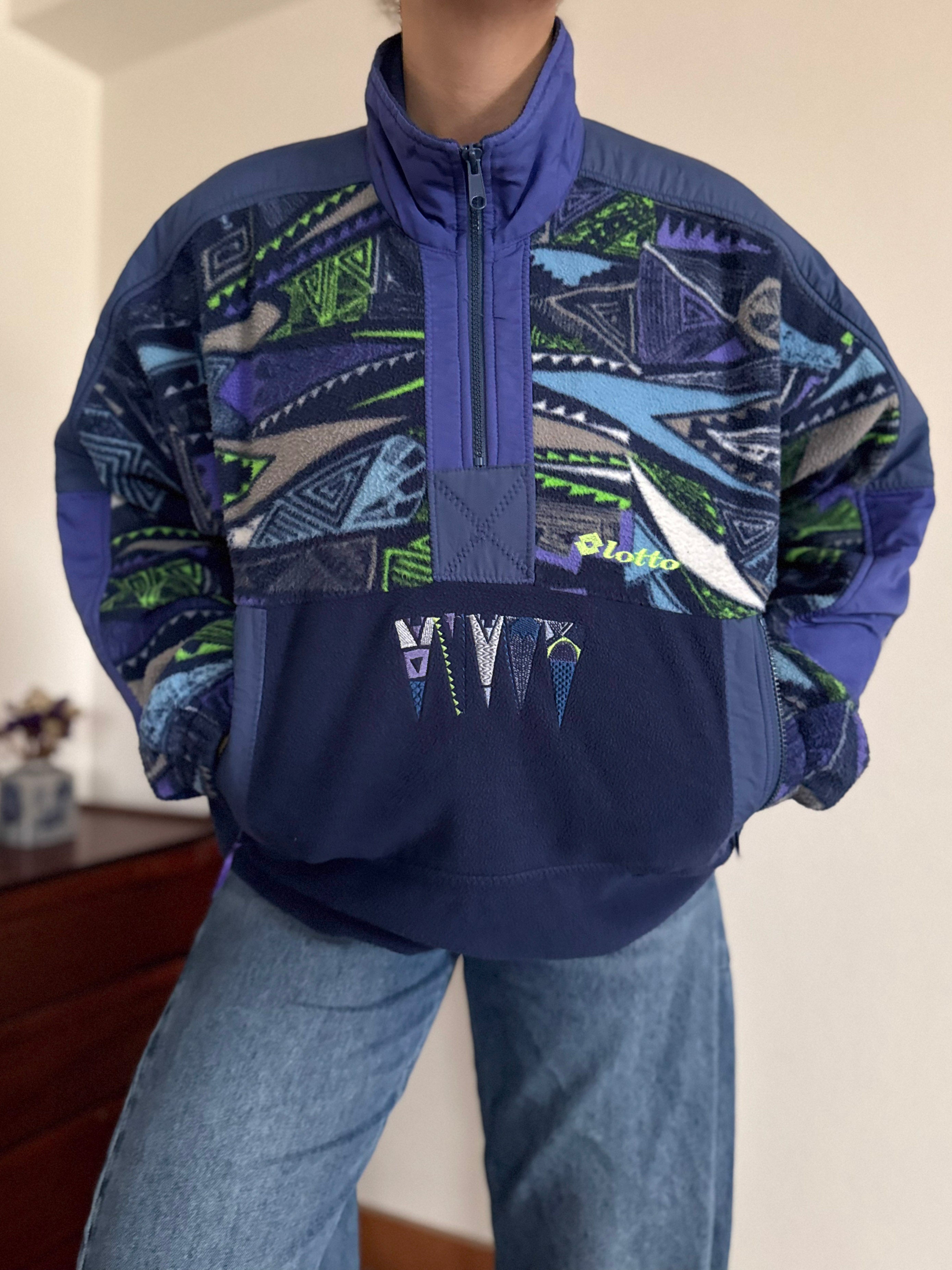 Lotto Vintage Crazy Fleece 1/4 Zip Sweater