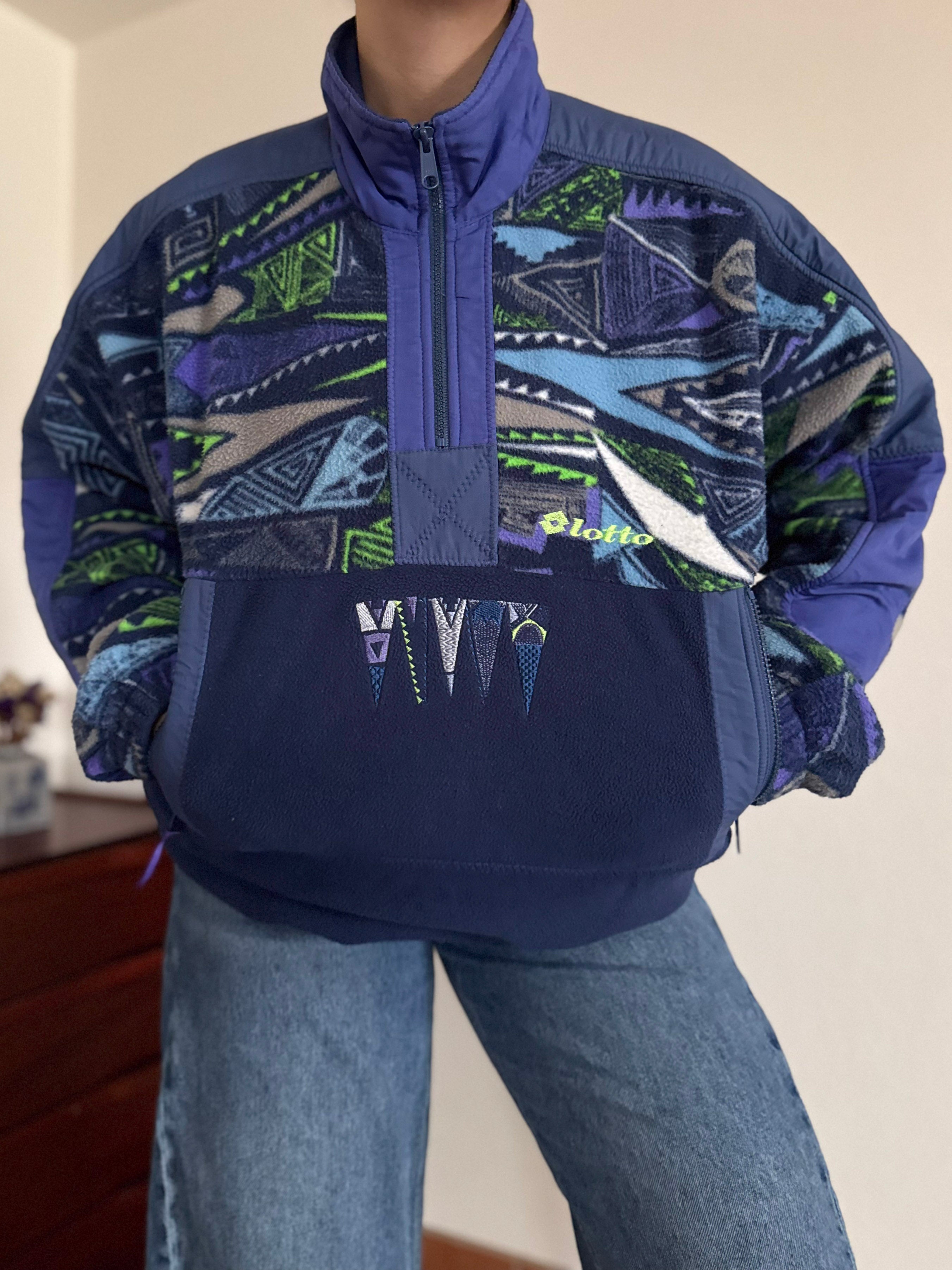 Lotto Vintage Crazy Fleece 1/4 Zip Sweater