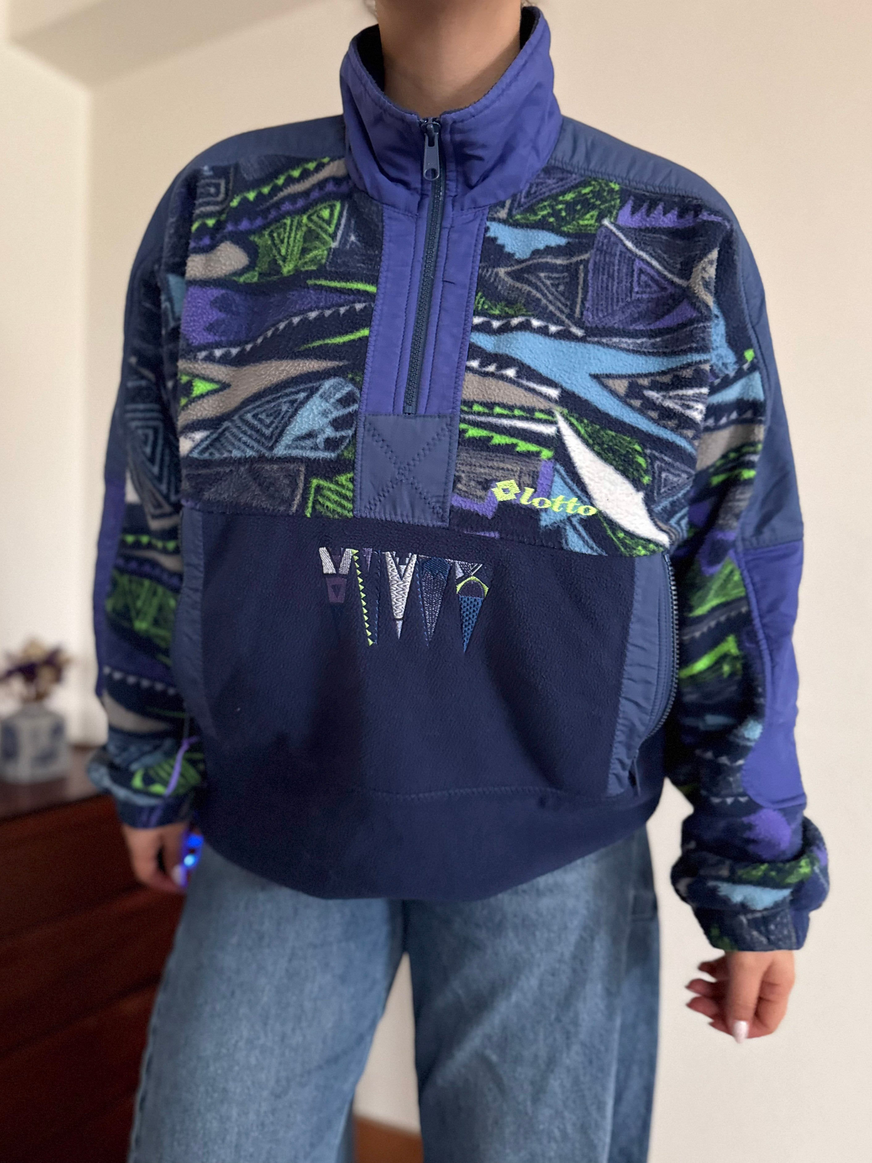 Lotto Vintage Crazy Fleece 1/4 Zip Sweater