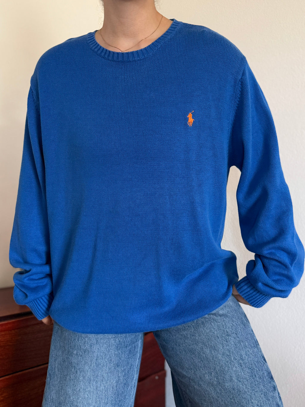 Polo Ralph Lauren Round Neck Sweater 100% Cotton
